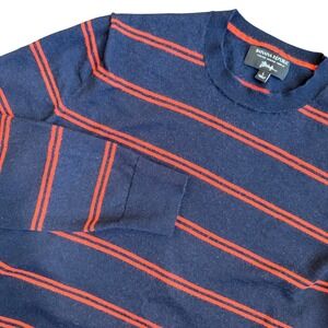 Banana Republic x Baruffa 100% Italian Merino Wool Sweater Striped Preppy LRG